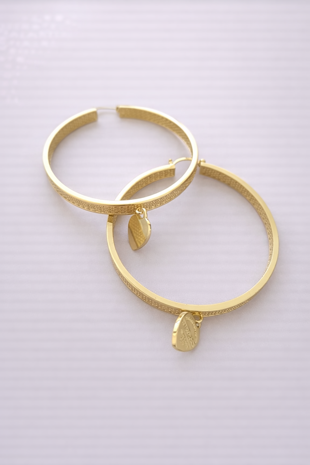 Cercei Inox placati cu Aur - C002