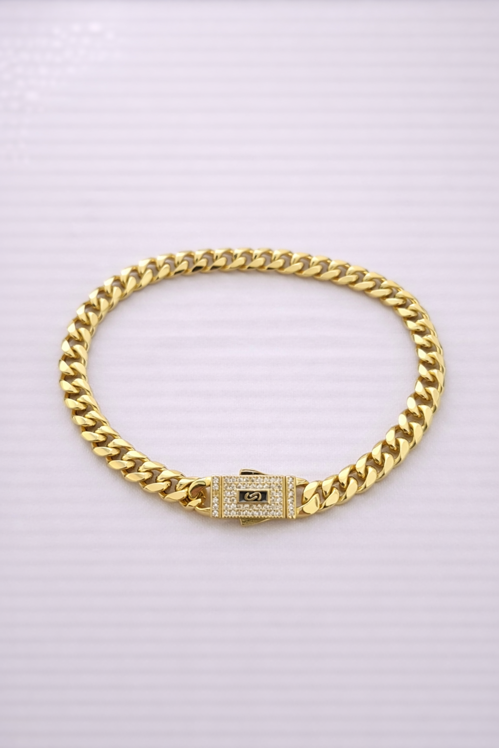 Bratara Inox placata cu Aur - B022