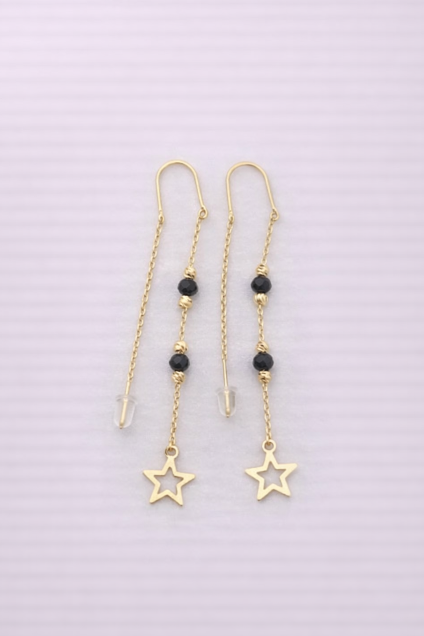 Cercei Inox placati cu Aur - C006