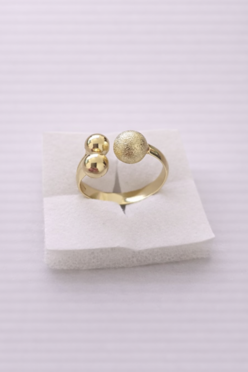 Inel reglabil placat cu Aur - i011