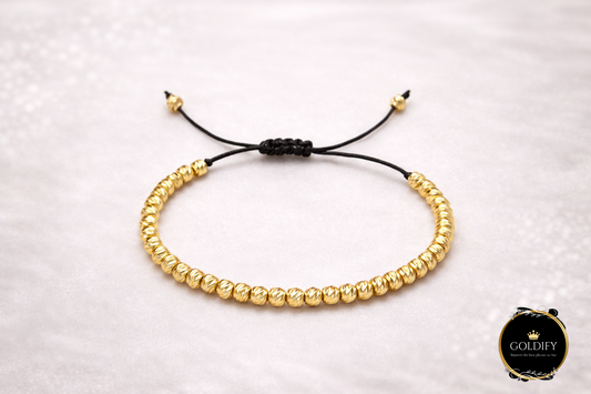 Bratara Inox placata cu Aur - B003