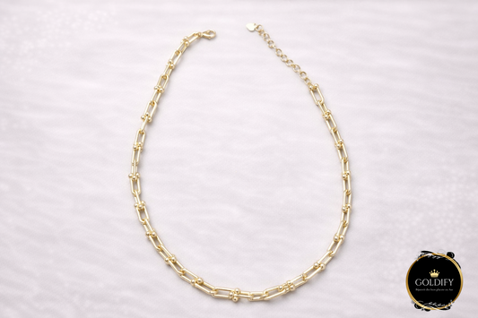 Lant Inox placat cu Aur - L002