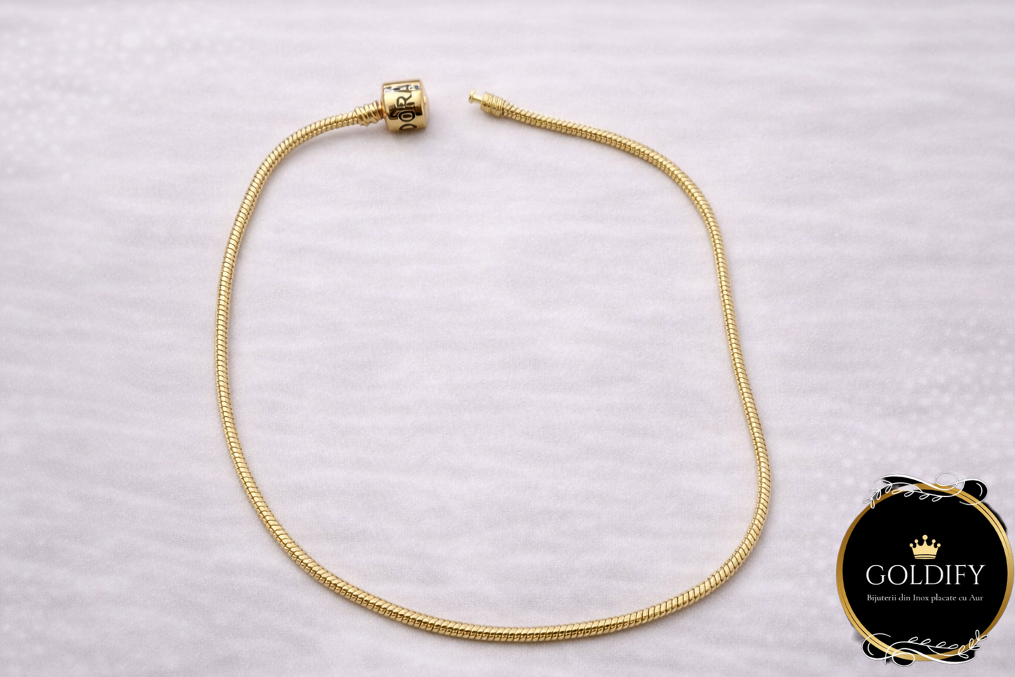 Lant Inox placat cu Aur - L003