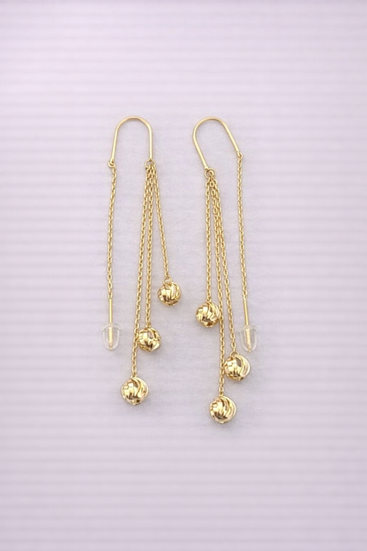 Cercei Inox placati cu Aur - C010