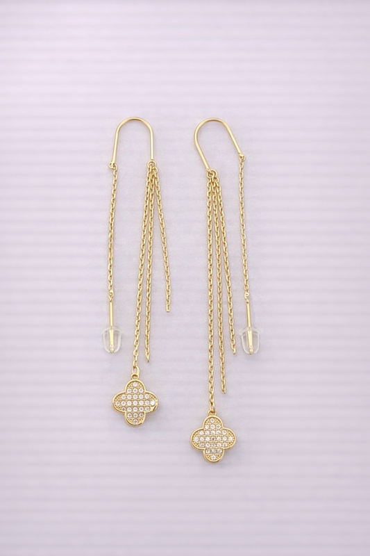 Cercei Inox placati cu Aur - C011