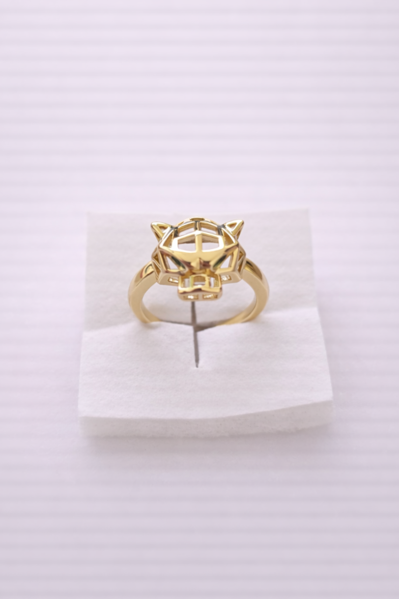 Inel Inox placat cu Aur - i009