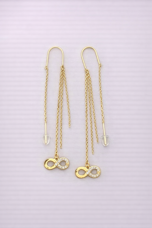 Cercei Inox placati cu Aur - C012