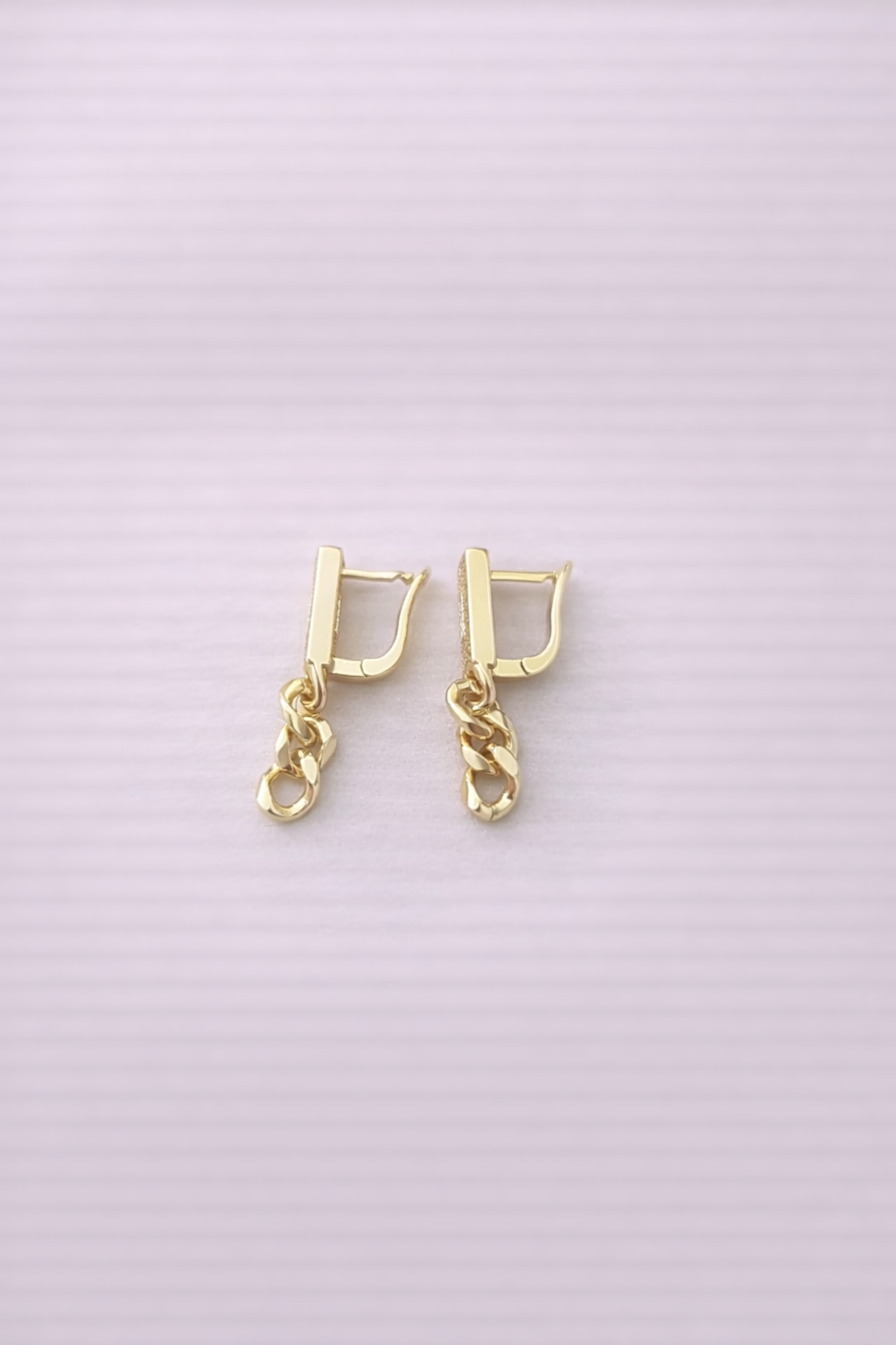 Cercei tip Monaco Inox placati cu Aur - C004