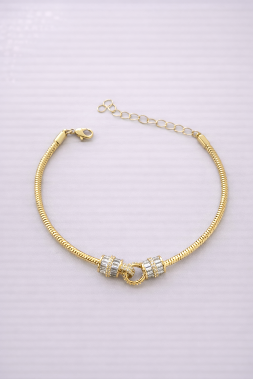 Bratara Inox placata cu Aur - B023