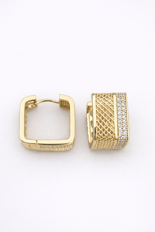 Cercei Inox placati cu Aur - C013