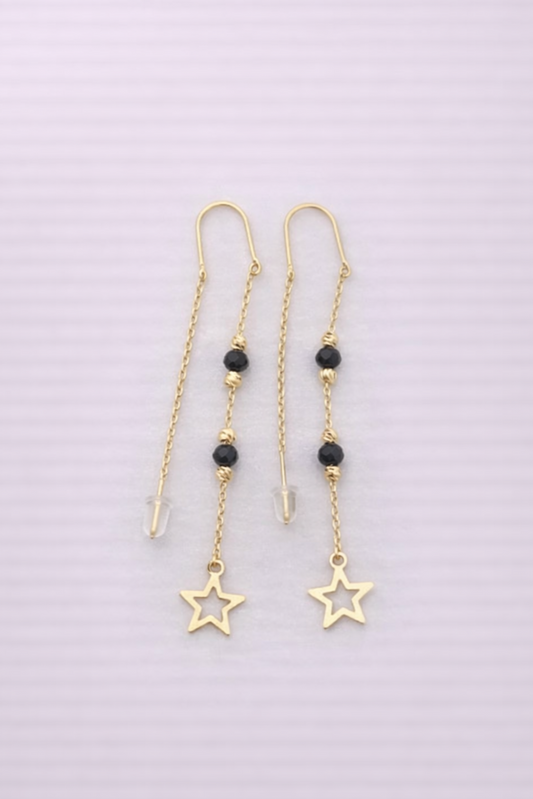 Cercei Inox placati cu Aur - C006