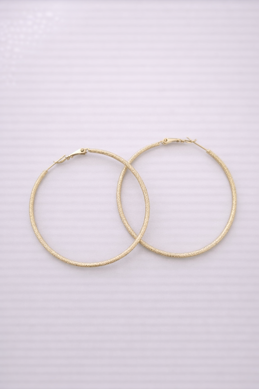 Cercei Inox placati cu Aur - C001