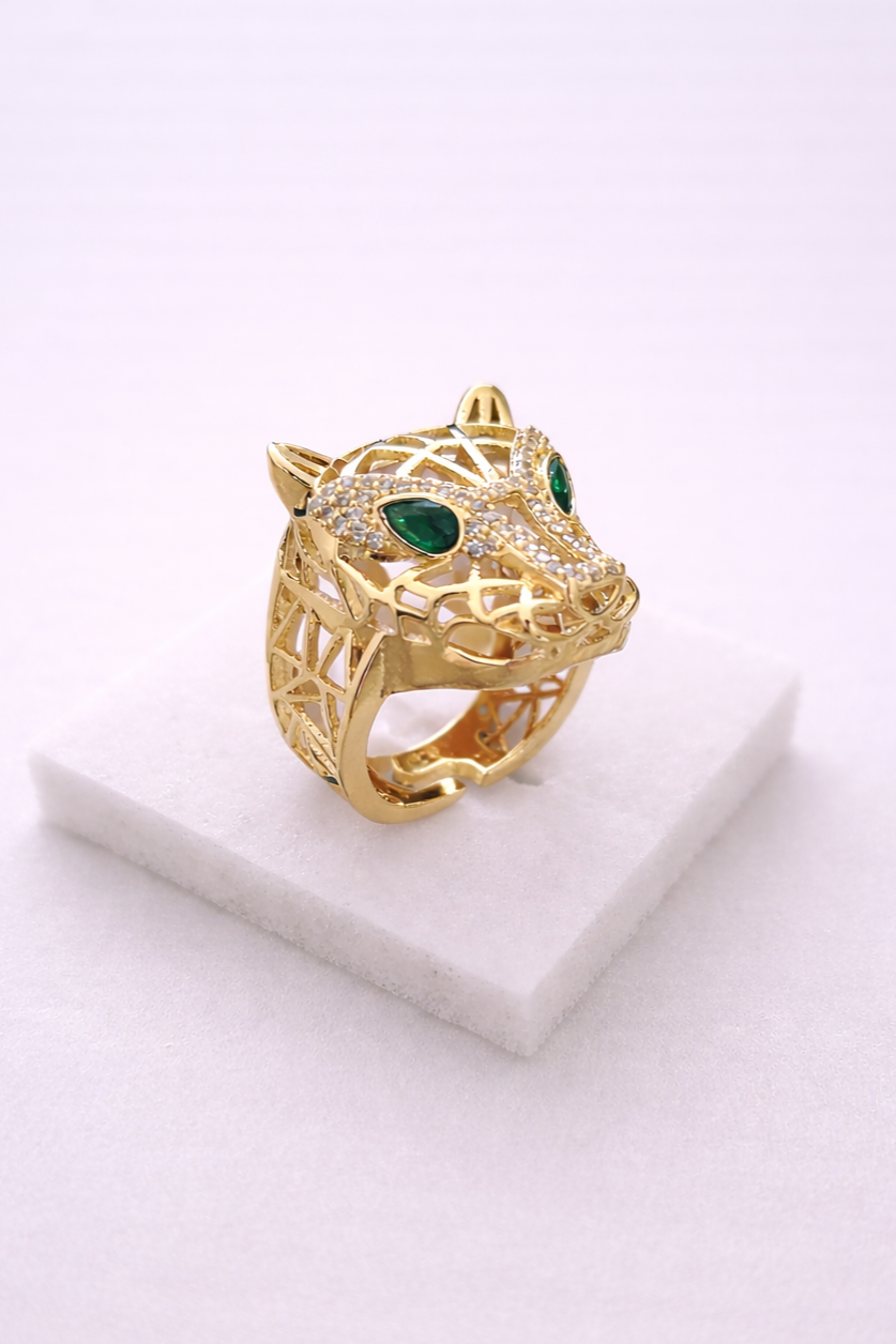 Inel Inox placat cu Aur - i006